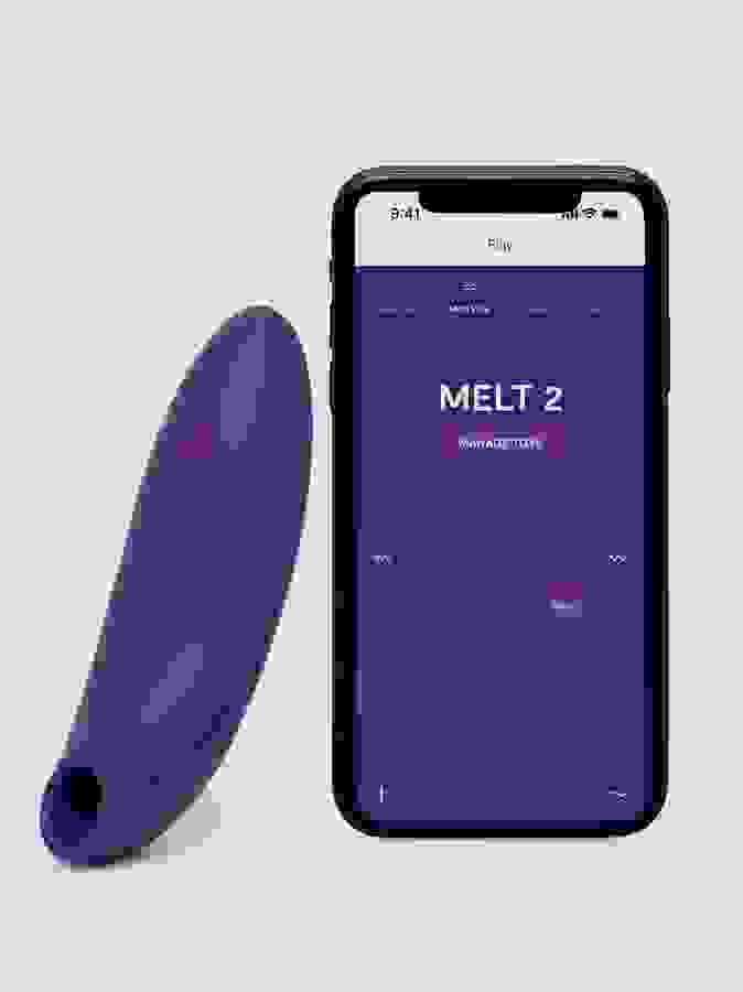 We-Vibe Melt 2 App Controlled Rechargeable Clitoral Stimulator, Purple, hi-res